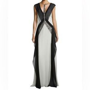 BCBGMAXAZRIA silk “Jenelle” evening gown size Medium